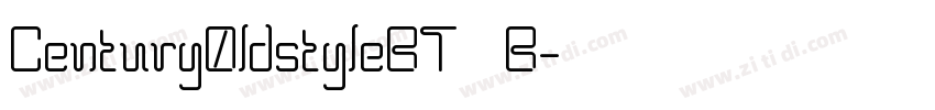 Century0ldstyleBT  B字体转换